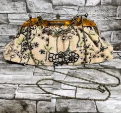 アンティーク　がま口　ショルダーバッグ　ハンドバッグ　クラッチバッグ