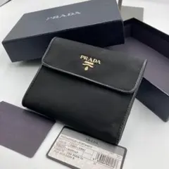 ！良品！　PRADA ナイロン　折り財布　コインケース　80のサムネイル