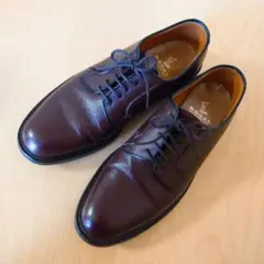 REGAL リーガル　プレーントゥ　レザー　シボ革　ブラウン