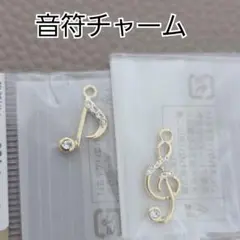 貴和製作所 チャーム音符 クリスタル/G