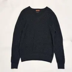 CORSINI コルシーニ ウール Vネックニット ネイビー 46 Mのサムネイル