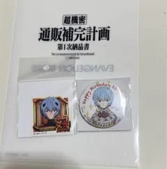エヴァンゲリオン　綾波レイ　缶バッジ　オリジナル　エヴァンゲリオンストア