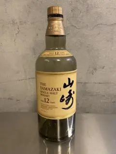 【空き瓶】山崎 12年 シングルモルトウイスキー 700ml　箱無し　送料込