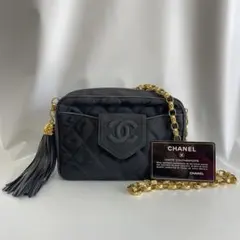 シャネル マトラッセ スパークルレザー ショルダーバッグ A355 - メルカリ
