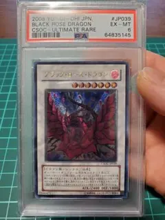 2008年 遊戯王 ブラックローズドラゴン レリーフ PSA8 2008年 遊戯王 ブラックローズドラゴン レリーフ PSA8 ブラック