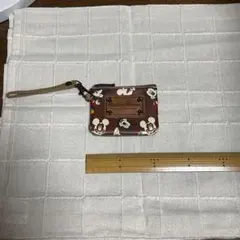 ミッキーマウス フラワーデザイン カードケース