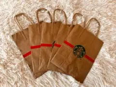 スターバックス 2025年ver.ショップ袋 5枚セット