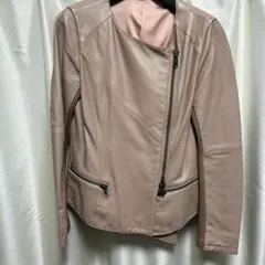 【新品未使用】ラム革　ライダースジャケット