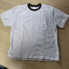 DANTON ボーダー ポケットTシャツ 36のサムネイル