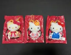 ハローキティ/50周年 マクドナルド ハッピーセット/ぬいぐるみ/3体セット