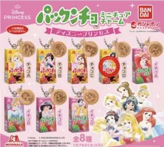 パックンチョ　ミニチュアチャーム　ディズニープリンセス