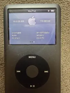 きれいなiPod Classic 7世代 バッテリー新品 MC297 - メルカリ