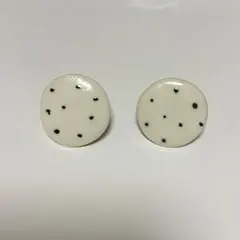 陶器イヤリング ハンドメイド