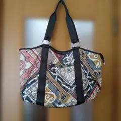 未使用品✨LeSportsac 40周年記念トートバッグ パッチワーク柄 大容量 