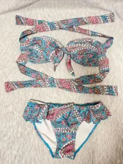 オーシャンパシフィック　水着　花柄