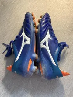 モレリア NEO オレンジ×ブルー サッカースパイク12kp-30527付属袋有