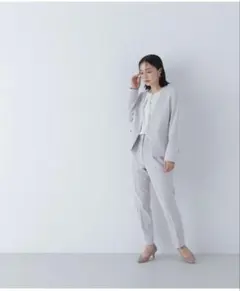 natural beauty basic ファインストレッチset upパンツ