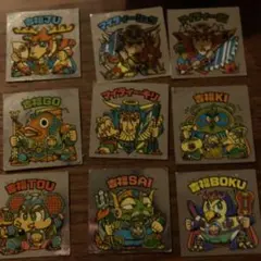 旧　ビックリマン　後半？　ヘッド9枚セット