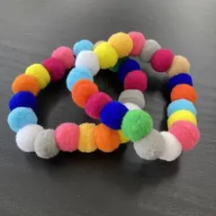 ⭐︎値下げ中⭐︎ D-177 ラブリーレインボー　トリミングチョーカー