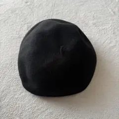【値下げ！！】ウールベレー帽 日本製　黒　シゲマツ