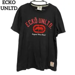 ECKO UNLTD Tシャツ 半袖 ロゴ プリント　ユーズド　 黒　赤のサムネイル
