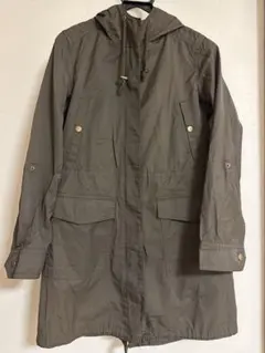 【美品】ユニクロ　フード付モッズコート 　レディース　Mサイズ