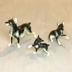 値下げ★ボーンチャイナ　犬　置物