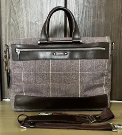 Paul Smithブリーフケース グレンチェック2way ソフトコレクション