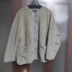 カーキ リバーシブルジャケット