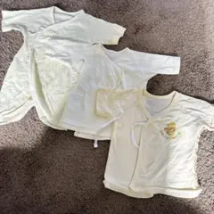 【送料無料】新生児肌着　短肌着　コンビ肌着　50～60　3枚セット