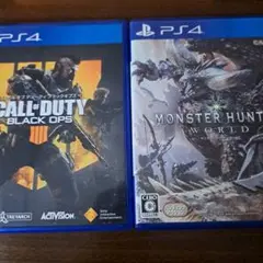 CALL OF DUTY BO4 モンスターハンターワールド　セット
