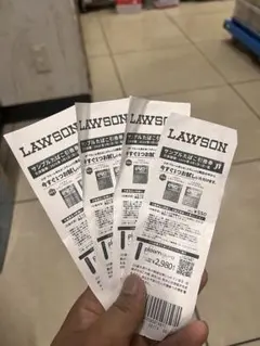 LAWSON たばこ引換券 evo サンプル 4枚