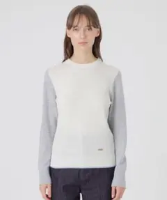 ブルーレーベルクレストブリッジ カラーブロックニット