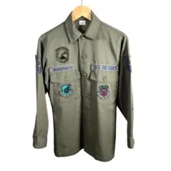 USAF 実物 OG507 ユーティリティシャツ ワッペン S