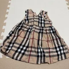 チェック柄ノースリーブワンピース 100cm