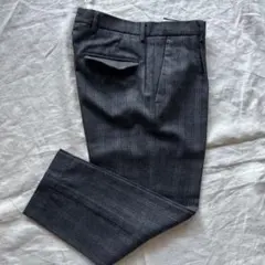 ジャブスアルキヴィオ(giabs ARCHIVIO)1プリーツチェックスラックス