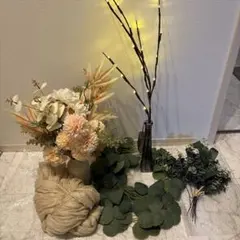 結婚式 ウェルカムスペース 造花