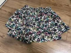 花柄　スカート　キュロット