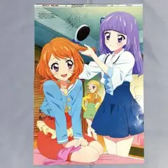 アイカツ！＆美少女戦士セーラームーンCrystal 両面ポスター