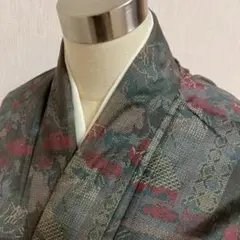 KJ2128 大島紬 身丈160cm 着物 正絹