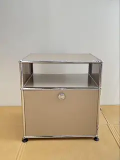 USM Haller ハラー パネル 2枚 ベージュ系 USM Haller USMハラー キャビネット 2列×3段 ベージュ×ホワイト