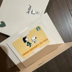 水*読様 スターバックスカード　FROM SNOOPY TO YOUのサムネイル