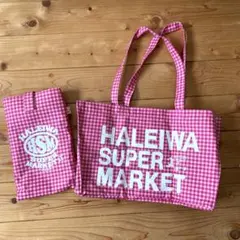 ハレイワ ハッピーマーケット レジカゴバッグ エコバッグ HALEIWA 廃盤品のサムネイル