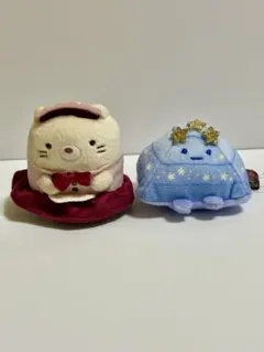 すみっコぐらし　てのりぬいぐるみ　ホテルニューすみっコ　ねこ　すなやま　2種