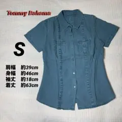 Tommy Bahama トミーバハマ 半袖シャツ ブルー Sのサムネイル