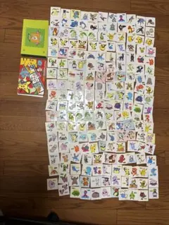 ポケモンパンシールセット 198枚+ケース二つ
