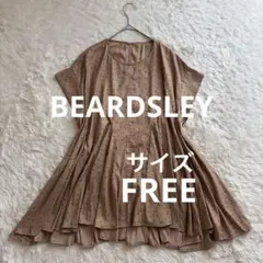 BEARDSLEY マチフレアブラウス ドット 黒 ビアズリー - メルカリ