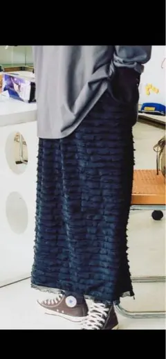 ☆ニコアンド　スタッフプロデュース　ZIP フリルスカート