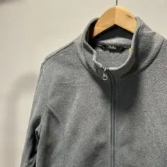 Cabelas カベラス　フリースジャケット　グレー　無地　ポケット　アウトドア