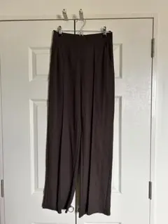 H&M ブラウン イージーパンツ